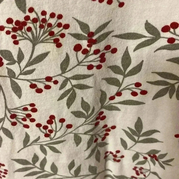 Woman Within Mock Turtleneck Holly Berry & Hunter Green‎ 2X  Pullover Blouse - Picture 6 of 11